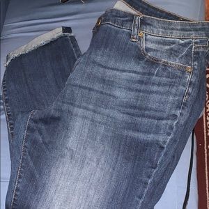 Frayed cuff Kur from the cloth